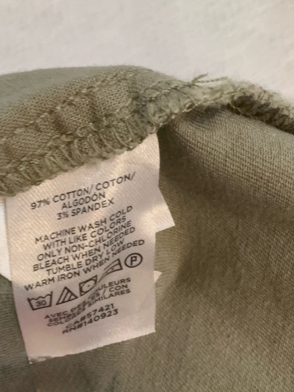 LOFT Olive Green Cuffed Bermuda Shorts - Picture 11 of 11